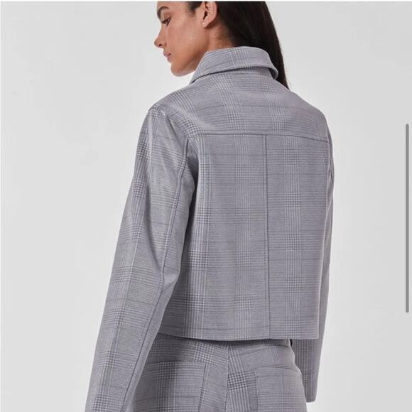 NWT Noli SET Siver Plaid Jacket & Pants. - Picture 5 of 16